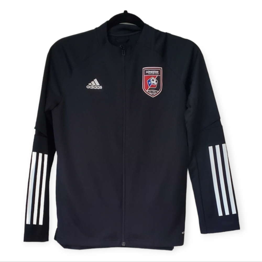 Adidas Jacket Size 11/12 Youth Aeroready Black